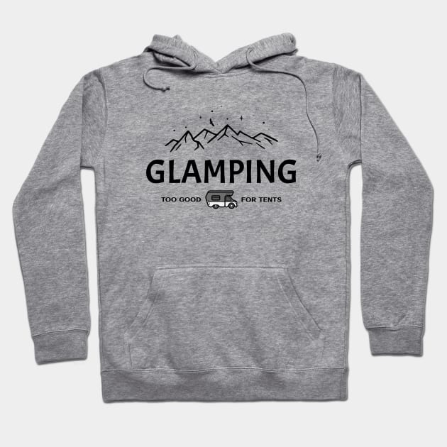 Glamping Hoodie by Andonaki